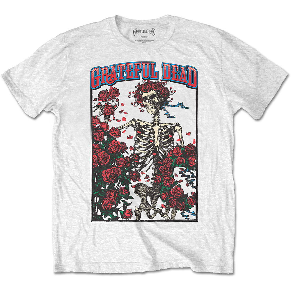 Grateful Dead - Bertha & Logo Unisex Large T-Shirt - White