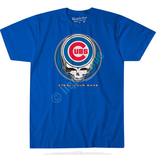 Grateful Dead Cubs Gd Steal Your Base Standard Short-Sleeve T-Shirt