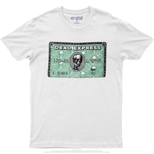 Grateful Dead Dead Express White Athletic T-Shirt
