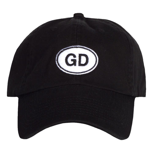 Grateful Dead GD Oval Black Hat