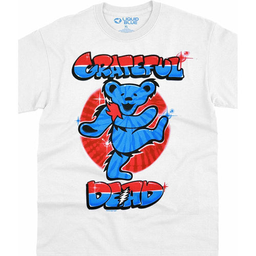 Grateful Dead Independance Bear White T-Shirt