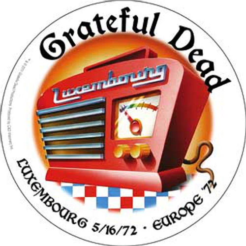 Grateful Dead Luxembourg '72 Sticker