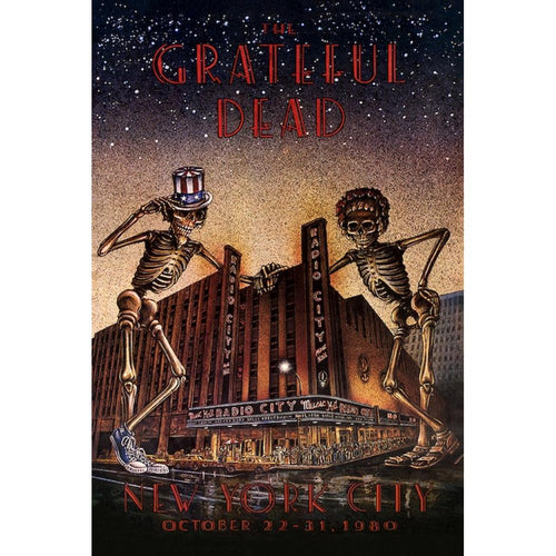 Grateful Dead Radio City Poster - 24 In x 36 In Posters & Prints