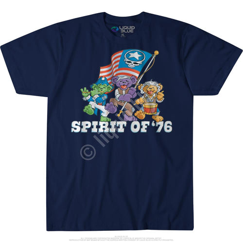 Grateful Dead Spirit of 76 Navy T-Shirt