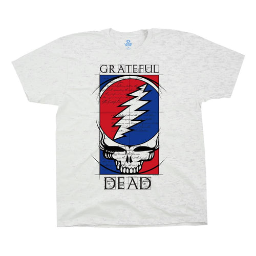 Grateful Dead Steal Your Blueprint Poly Cotton Short-Sleeve T-Shirt