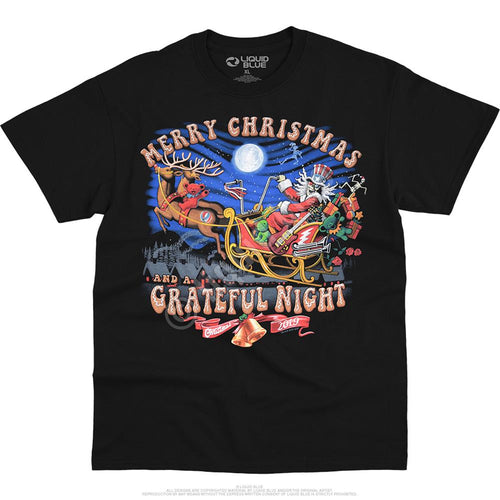 Grateful Dead Steal Your Sleigh Black T-Shirt