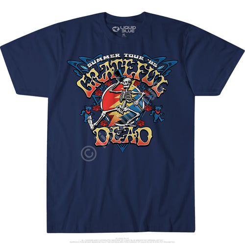 Grateful Dead Strutting Skelly Standard Short-Sleeve T-Shirt