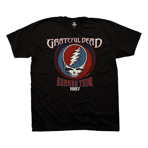 Grateful Dead Summer '87 Black Standard Short-Sleeve T-Shirt