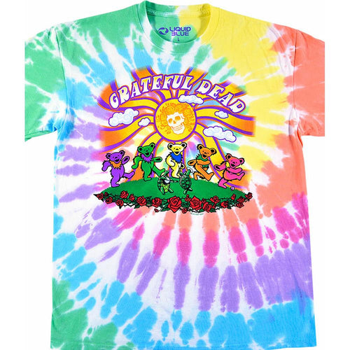 Grateful Dead Sunshine Bears Tie-Dye T-Shirt