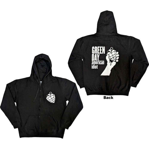 Green Day American Idiot The Musical Unisex Zipped Hoodie