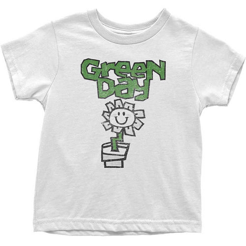Green Day Flower Pot Kids T-Shirt