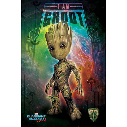 Guardians of the Galaxy I Am Groot Poster - 24 In x 36 In