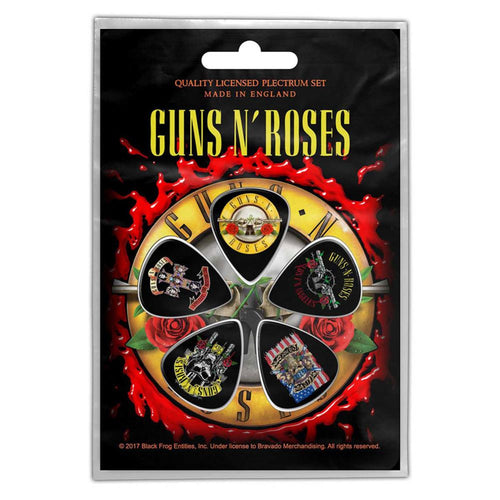 Guns N' Roses Bullet Logo Guitar Pick Pack