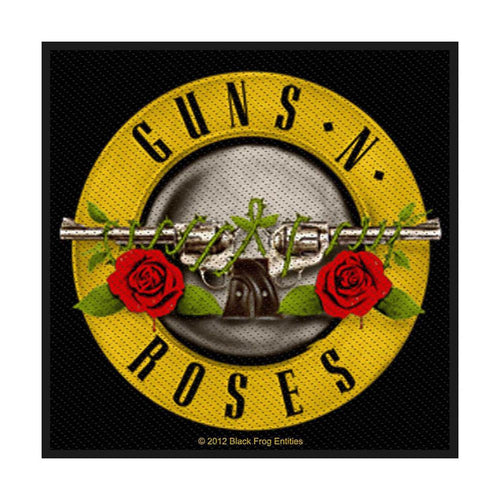 Guns N' Roses Bullet Logo Standard Woven Patch