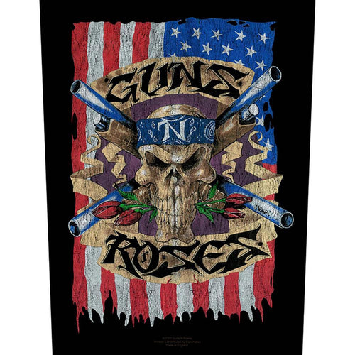 Guns N' Roses Flag Back Patch