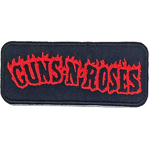 Guns N' Roses Flames Standard Woven Patch