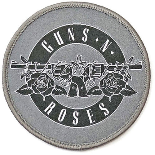 Guns N' Roses White Circle Logo Standard Printed Patch