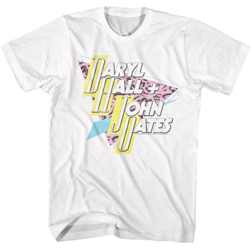 Hall And Oates 80S Triangle Adult Short-Sleeve T-Shirt