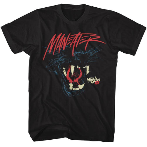 Hall And Oates Maneater Panther Adult Short-Sleeve T-Shirt