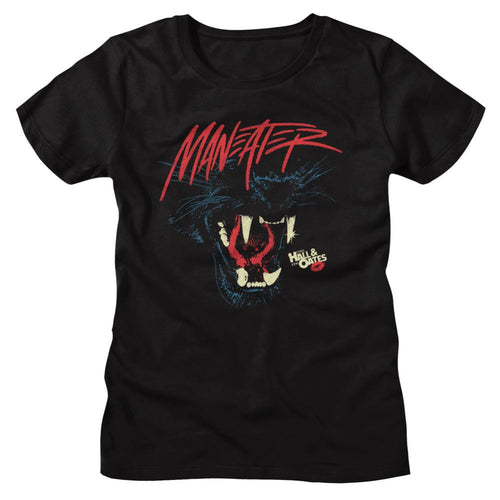 Hall And Oates Maneater Panther Ladies Short-Sleeve T-Shirt