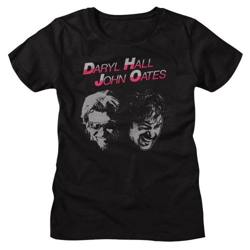 Hall And Oates Two Bros Smiling Ladies Short-Sleeve T-Shirt