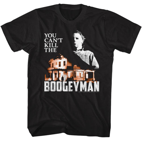 Halloween Boogeyman House Adult Short-Sleeve T-Shirt
