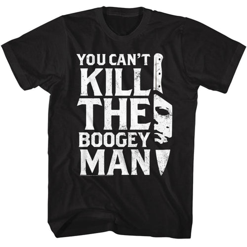 Halloween Boogeyman Knife Adult Short-Sleeve T-Shirt