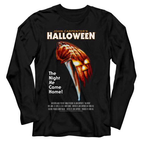 Halloween Movie Poster Adult Long-Sleeve T-Shirt