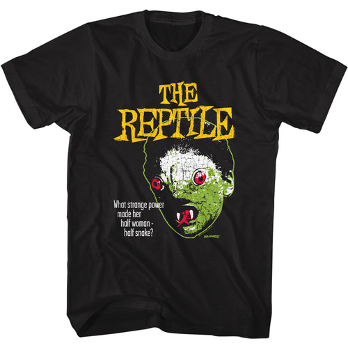 Hammer Horror Special Order The Reptile Face Adult Short-Sleeve T-Shirt