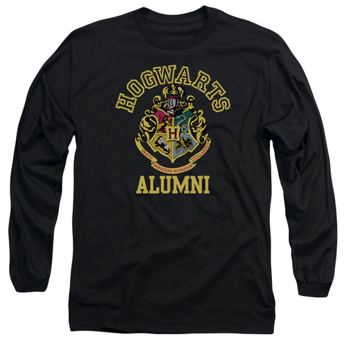 Harry Potter Hogwarts Alumni Men's 18/1 Cotton LS T