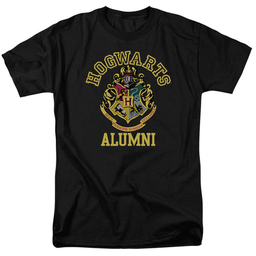 Harry Potter Hogwarts Alumni Men's 18/1 Cotton SS T