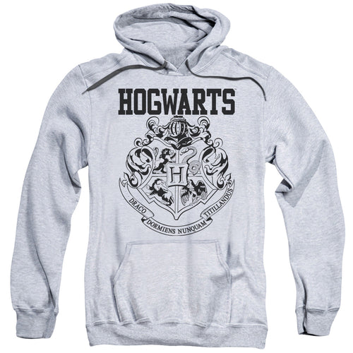 Harry Potter Hogwarts Athletic Men's Pull-Over 75 25 Poly Hoodie