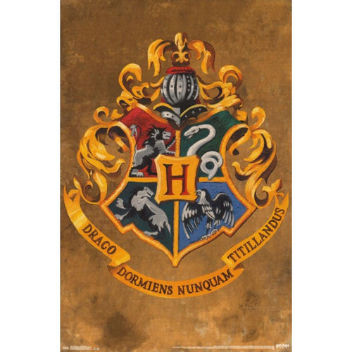 Harry Potter Hogwarts Crest Poster - 22 In x 34 In