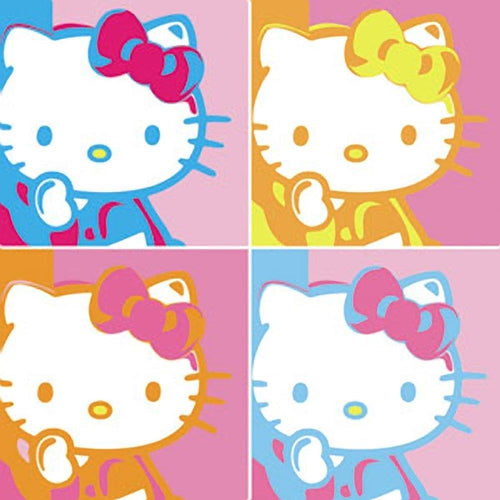 Hello Kitty 4 Square Sticker