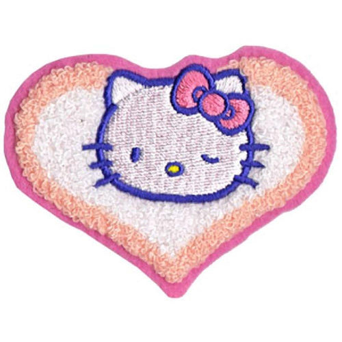 Hello Kitty Chenille Heart Patch