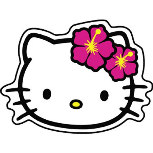 Hello Kitty Head Shot Sticker