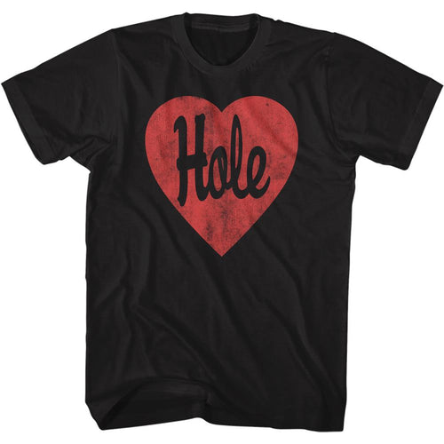 Hole Special Order Hole Heart Adult Short-Sleeve T-Shirt