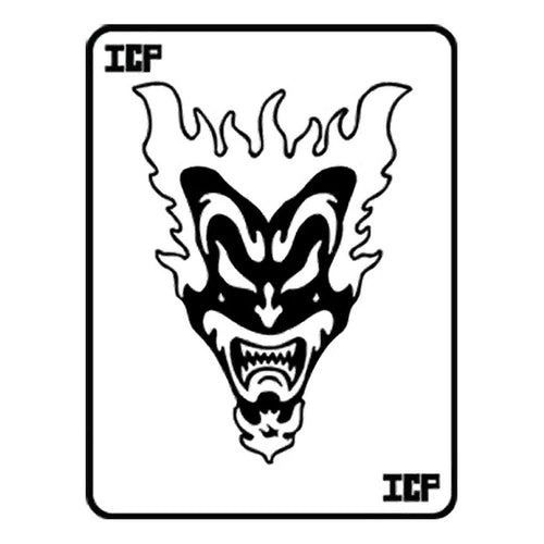Insane Clown Posse Black Jake Jeckyl Card Rub-On Sticker