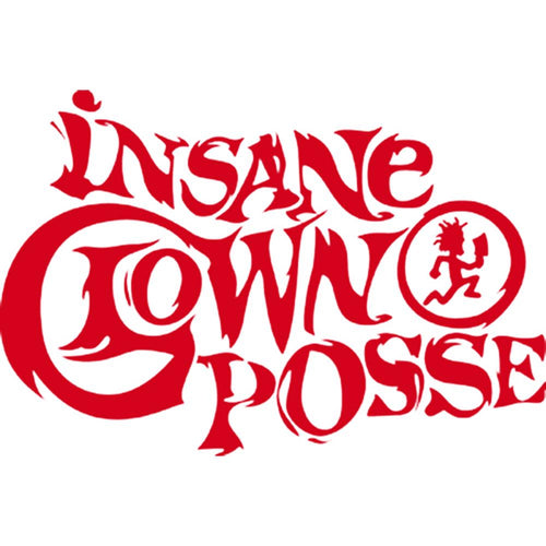 Insane Clown Posse Logo Rub-on Sticker - Red