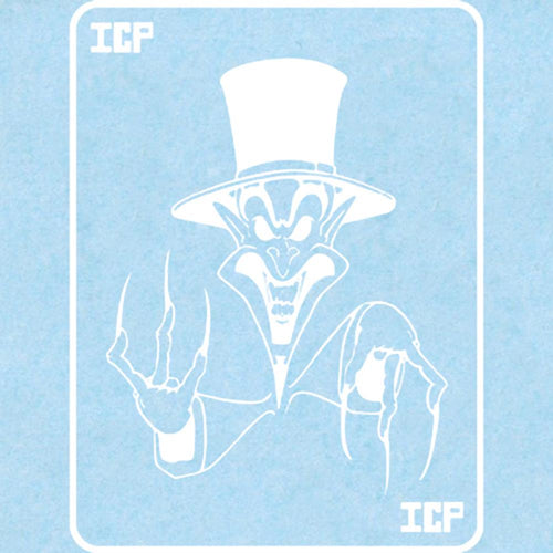 Insane Clown Posse Ringmaster Card Rub-on Stickeron White 