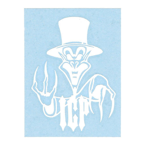 Insane Clown Posse Ringmaster Logo Rub-On Sticker WHITE