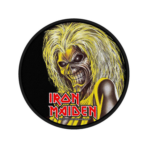 Iron Maiden Killers Face Standard Woven Patch