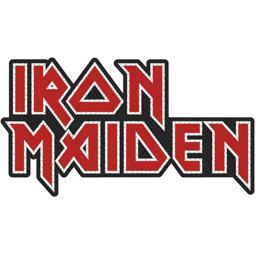 Iron Maiden Logo Cut Out Standard Woven Patch