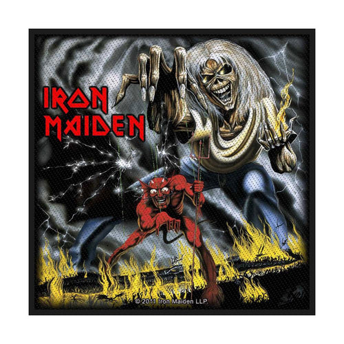 Iron Maiden Number Of The Beast Standard Woven Patch
