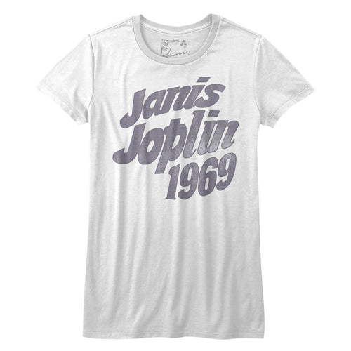 Janis Joplin Jj67 Juniors Short-Sleeve T-Shirt