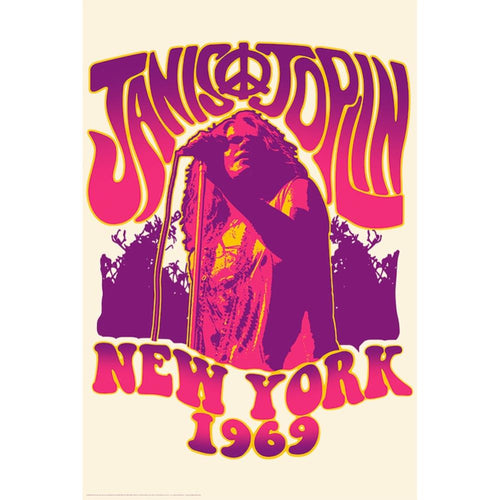 Janis Joplin NY 69 Poster - 24In x 36In Posters & Prints