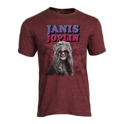 Janis Joplin Rose Colored Glasses Men's T-Shirt