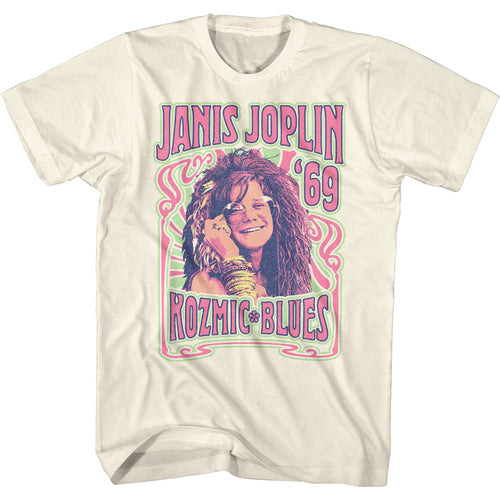 Janis Joplin Special Order Kozmic Blues Adult Short-Sleeve T-Shirt