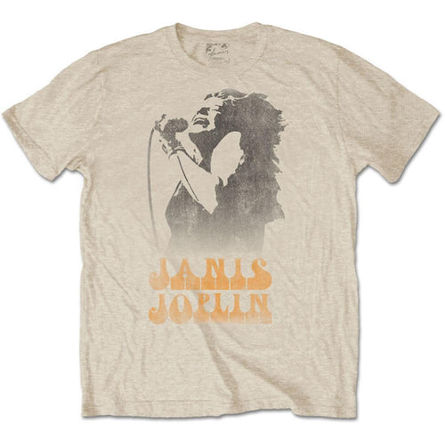 Janis Joplin Working The Mic Unisex T-Shirt