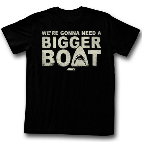 Jaws Special Order Bigger Boat Adult S/S Tshirt